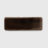 Oslo Shearling Headband Chocolate