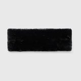 Oslo Shearling Headband Jet Black