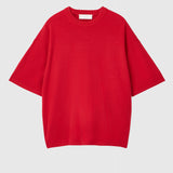 Roma Wool Tee Crimson