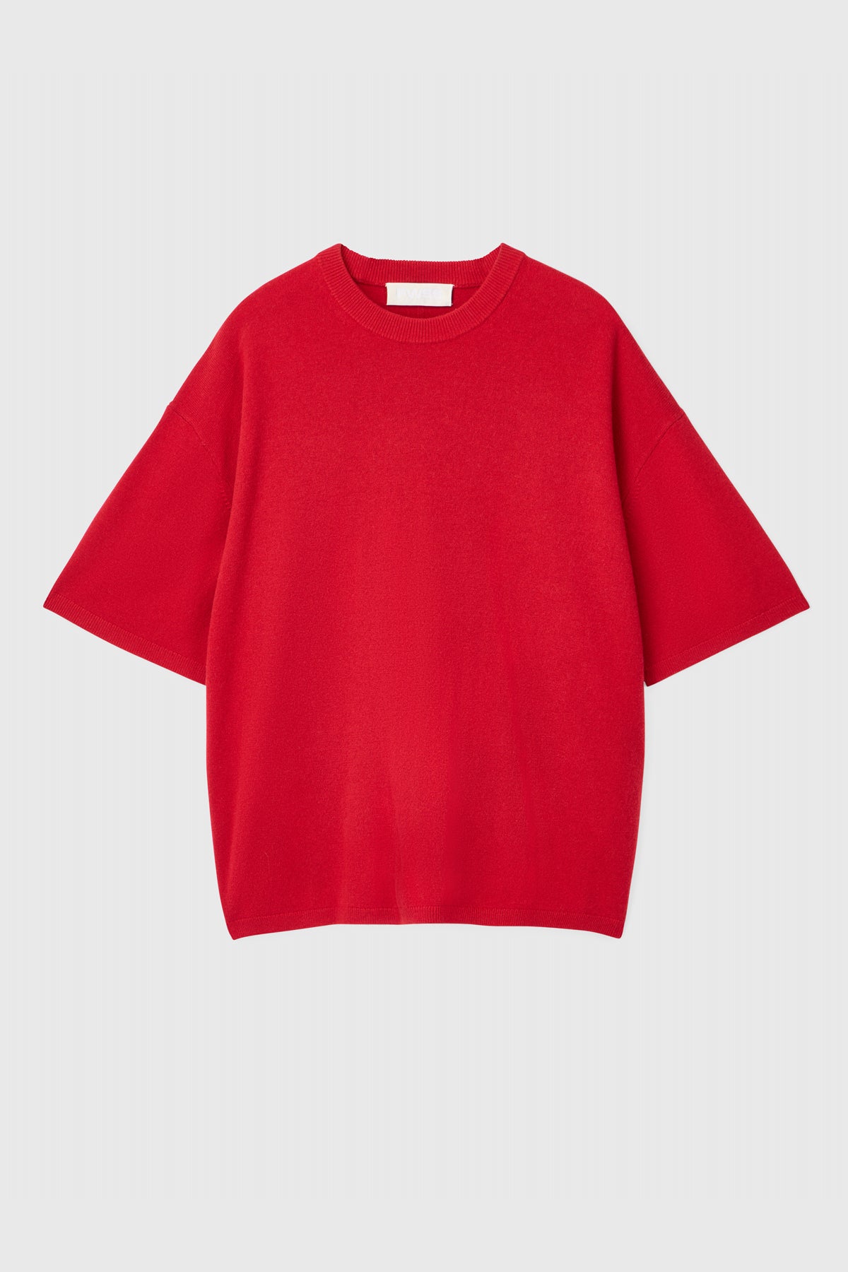 Roma Wool Tee Crimson