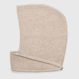 Tie Up Knitted Hood Stone