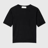 Ultrafine Knit Tee Jet Black