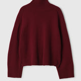 Cape Cod Turtleneck Sweater Burgundy