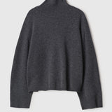 Cape Cod Turtleneck Sweater Charcoal