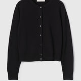 Classic Wool Cardigan Jet Black