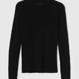Rib Knit Turtleneck Jet Black
