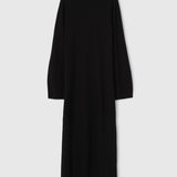 Turtleneck Toulon Maxi Dress Jet Black