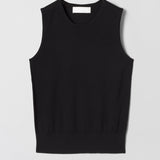 Classic Merino Tank Jet Black