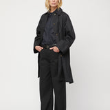 Anchorage Trench Coat Jet Black