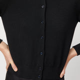 Classic Merino Cardigan Chocolate