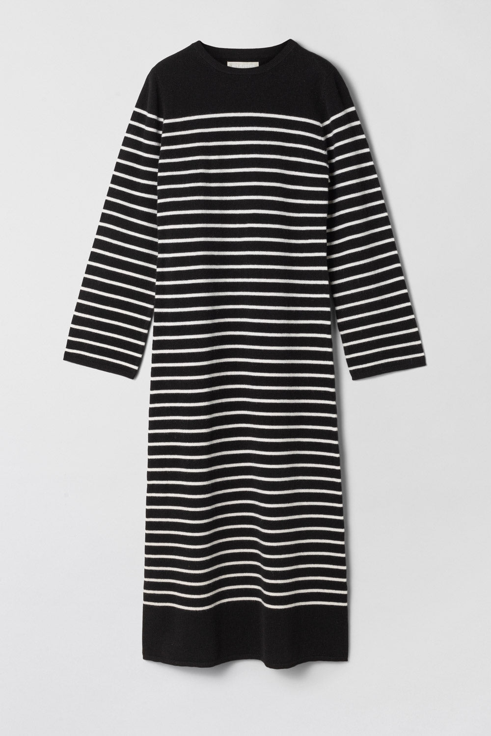 Toulon Maxi Dress Black White Stripe – Fall Winter Spring Summer