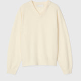 Classic V-Neck Sweater Macadamia