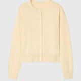 Cotton Cashmere Cardigan Panna Cotta