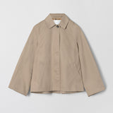 Cropped Trench Coat Khaki