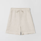 Linen Fisherman Shorts Natural Linen