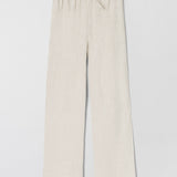 Linen Fisherman Trousers Natural Linen