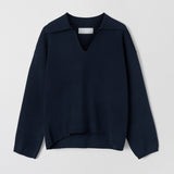 Cotton Storm Knit Navy