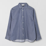 Coastal Shirt Navy Blue White Stripe