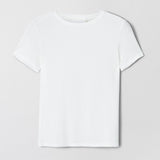 Tech Jersey Cap Sleeve Tee Bright White