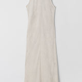 Bias Cut Linen Dress Natural Linen
