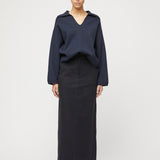Cotton Storm Knit Navy
