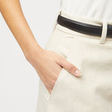 Linen Côte d'Azur Maxi Skirt Natural Linen