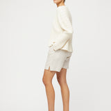 Linen Fisherman Shorts Natural Linen