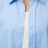 Coastal Shirt Blue White Double Pinstripe