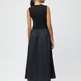 Drop Waisted Dress Black Macadamia