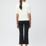Heavy Cotton Cardigan Tee Cream