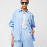 Coastal Shirt Blue White Double Pinstripe
