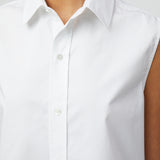 Sleeveless Coastal Shirt Bright White