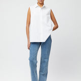 Sleeveless Coastal Shirt Jet Black