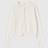 Cotton Cashmere Cardigan Starch