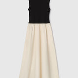 Drop Waisted Dress Black Macadamia
