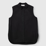 Sleeveless Coastal Shirt Jet Black