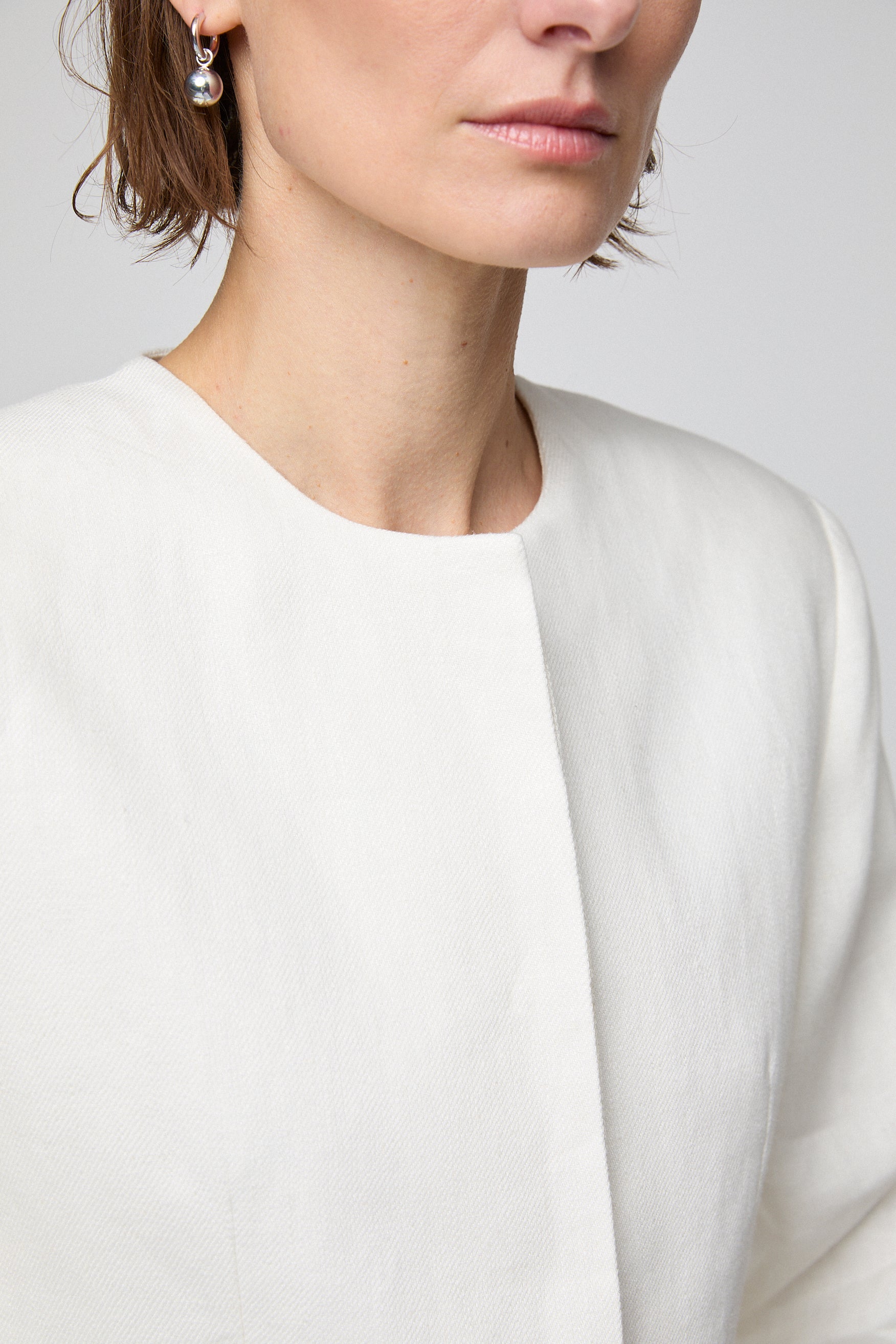 Linen Noir Blazer Off White