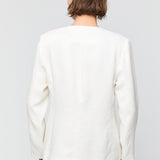 Linen Noir Blazer Off White