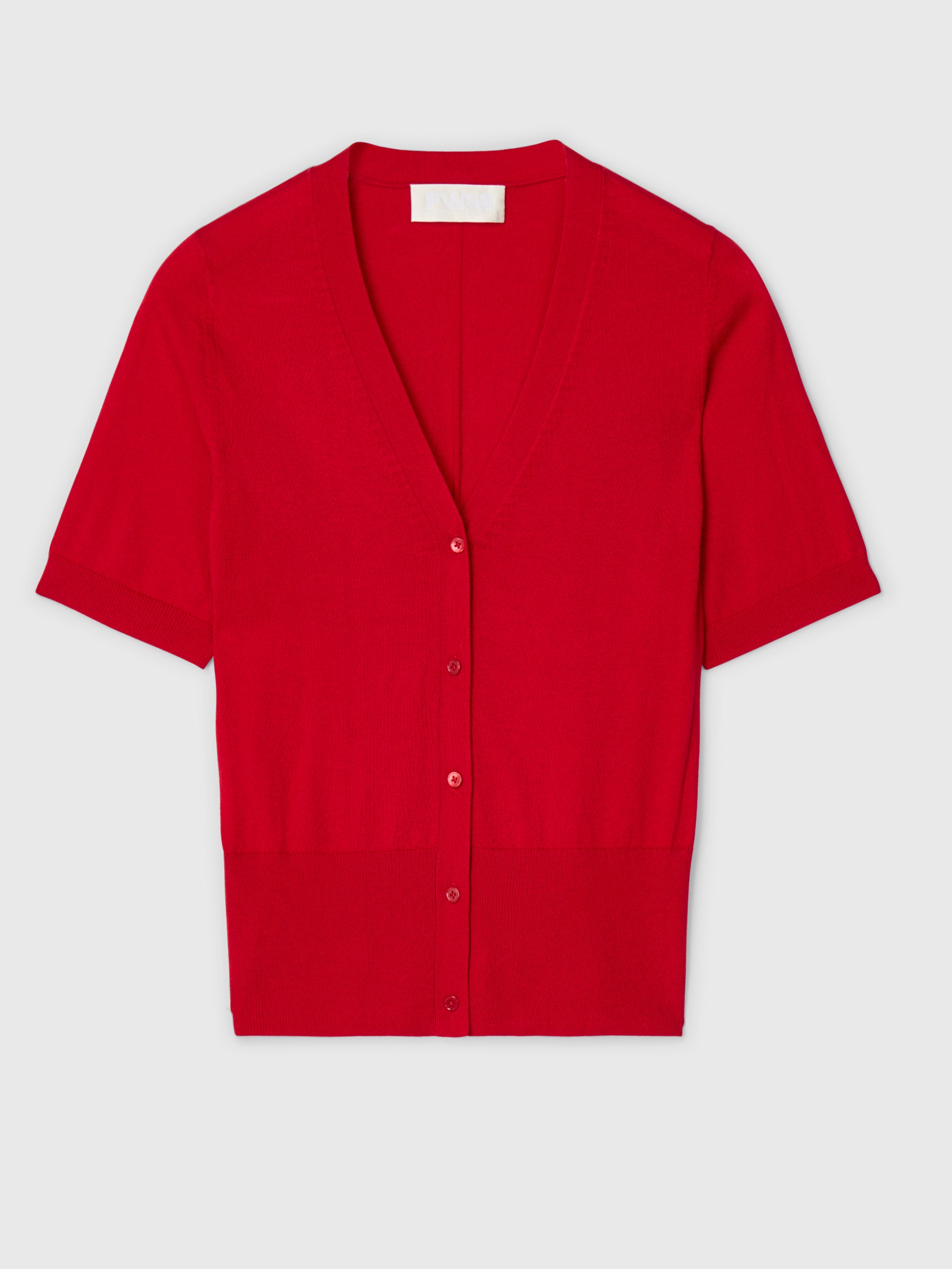 Lula Cardigan Tee Vivid Red