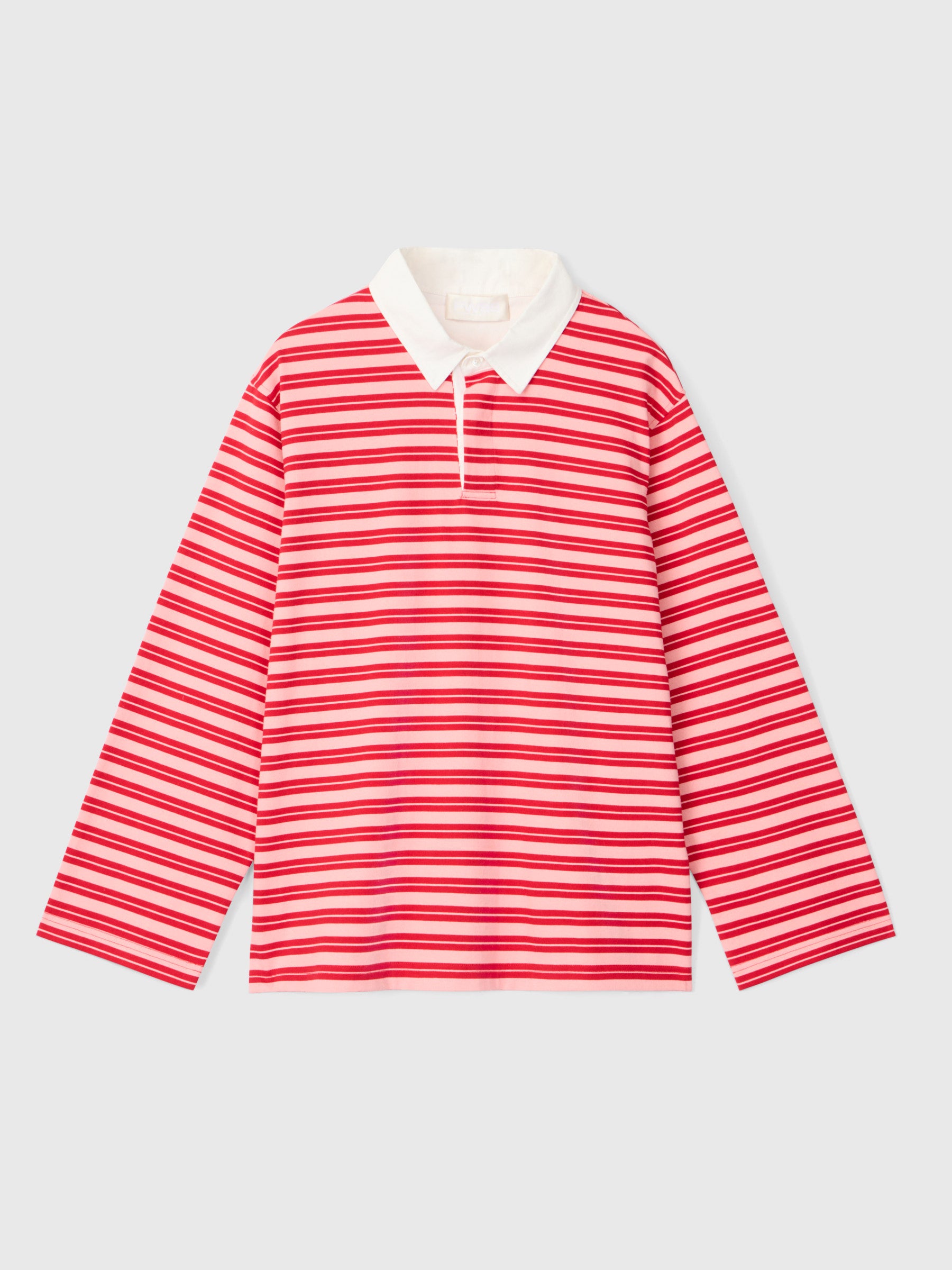 Rugby Top Pink and Red Stripe