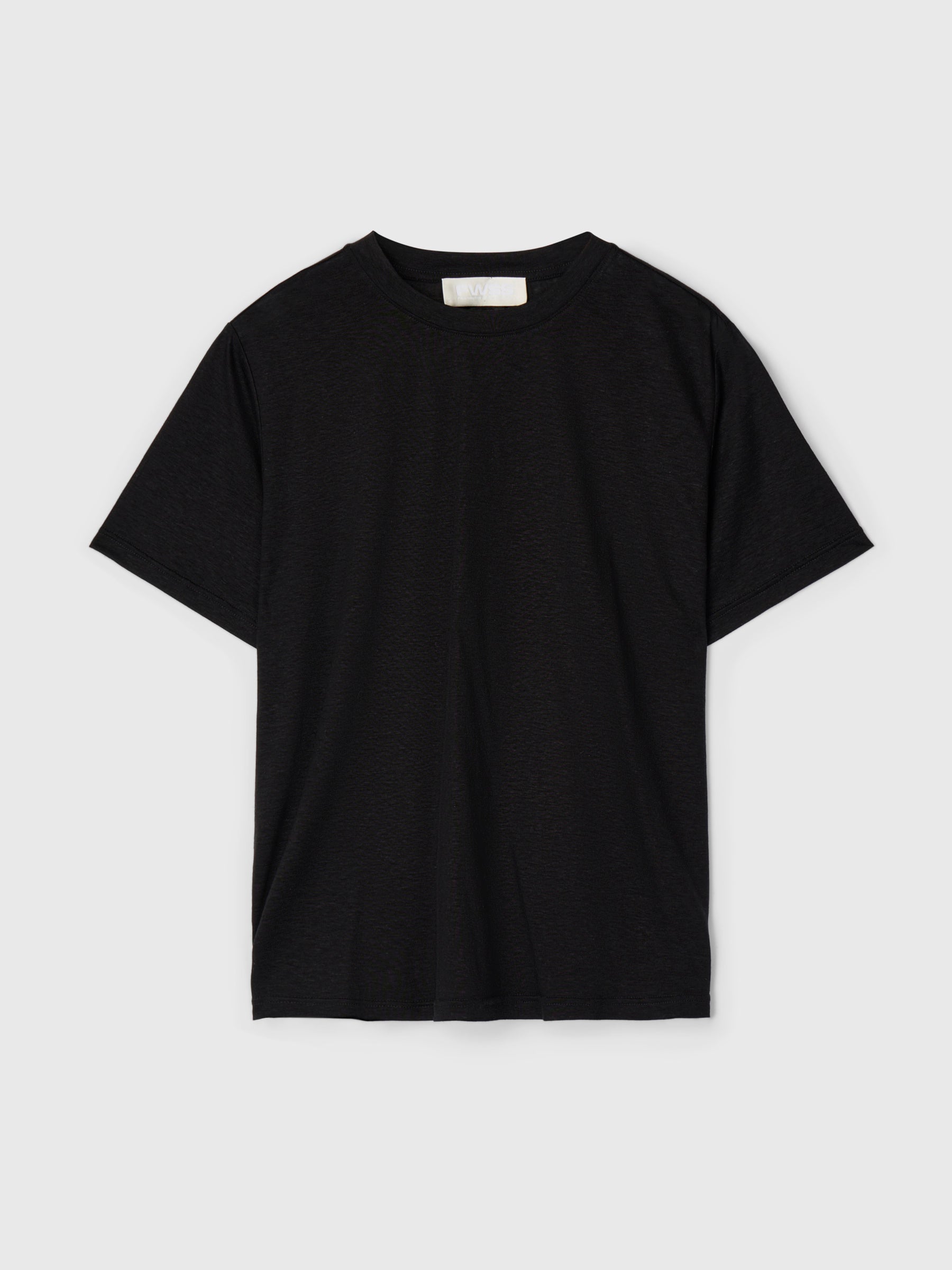 Tencel Linen Weekend Tee Jet Black