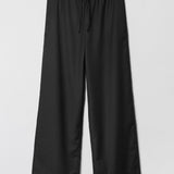 Viscose Twill Siena Trousers Jet Black