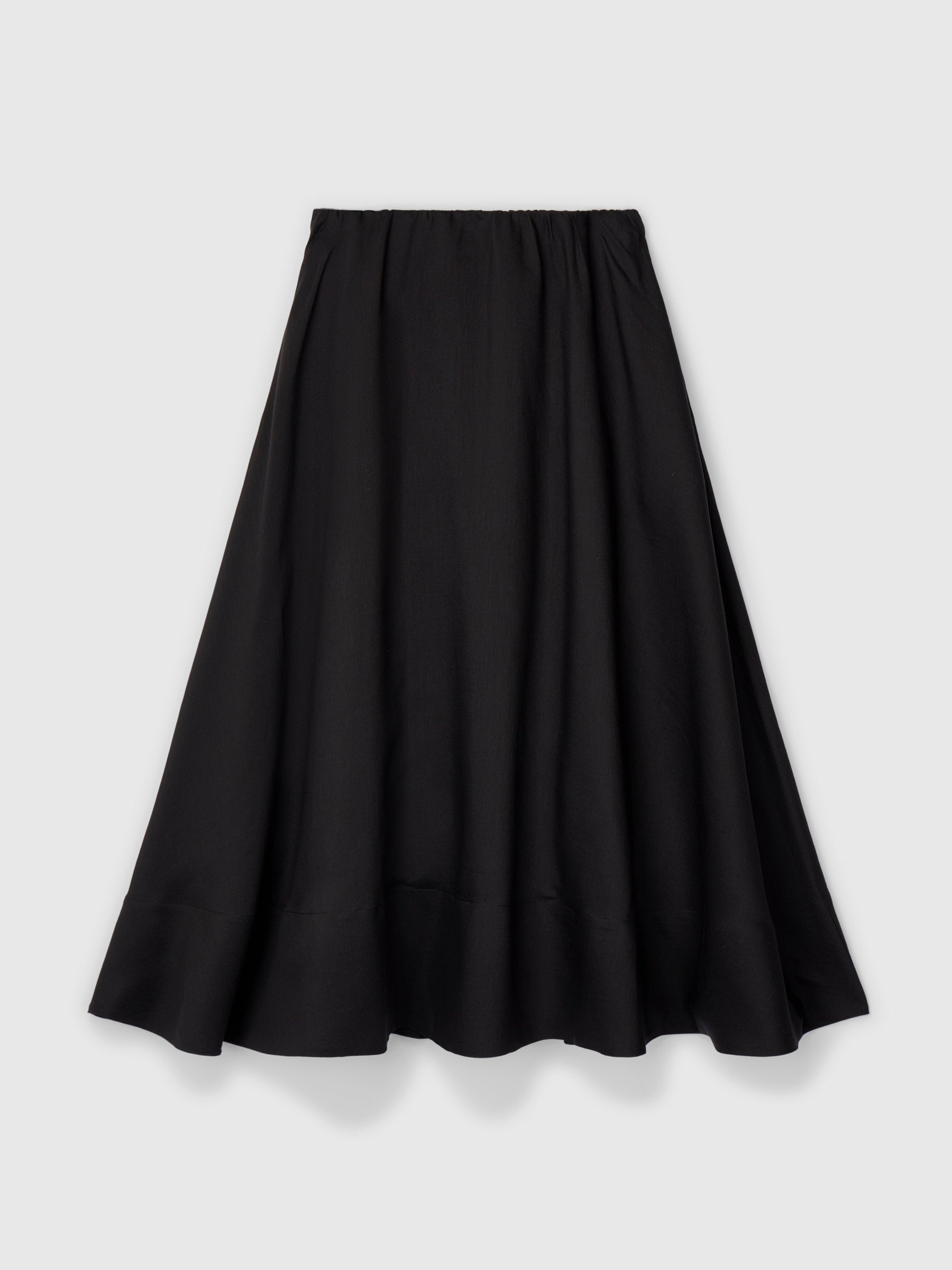 Vivienne Organza Skirt Jet Black