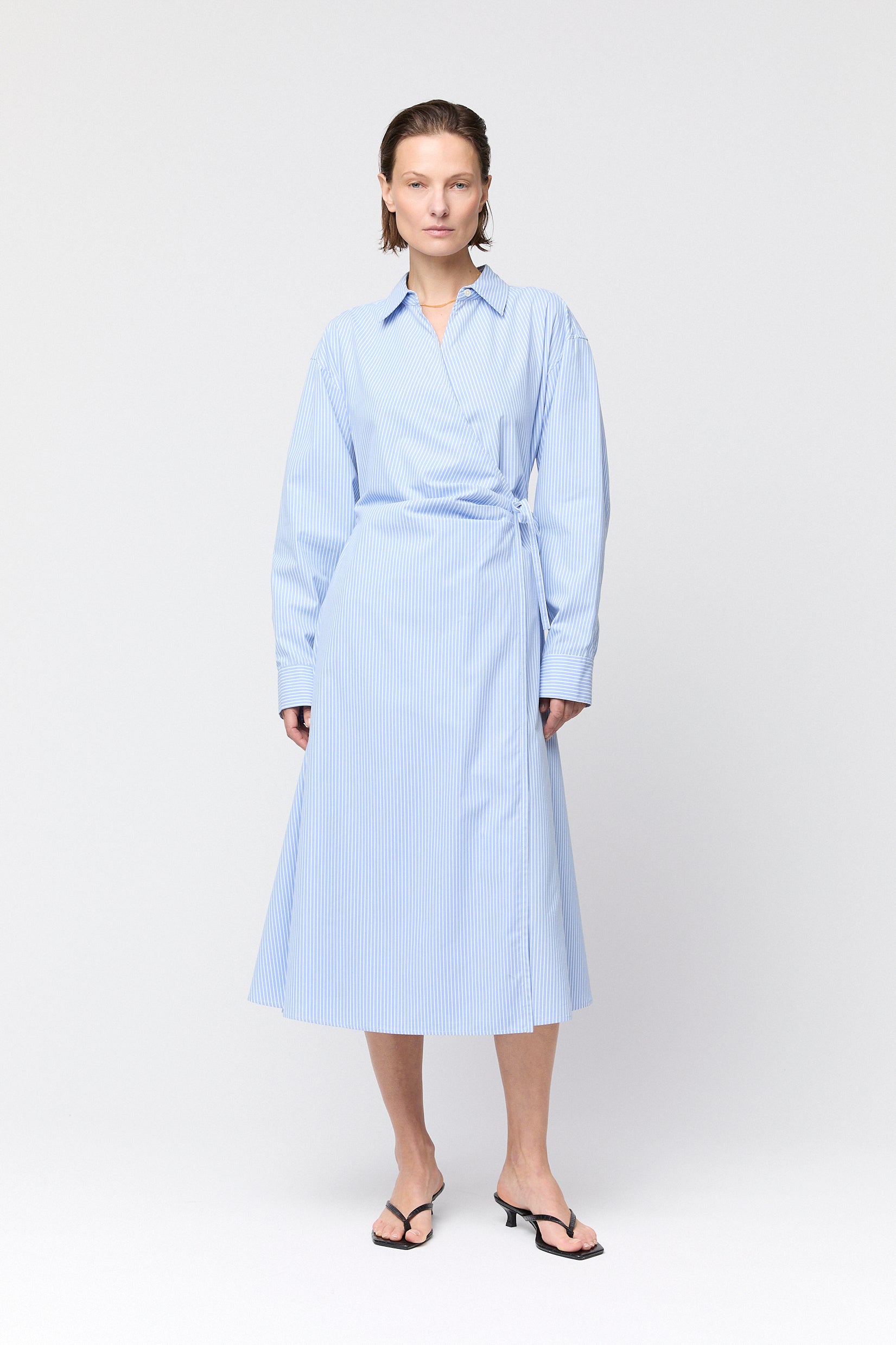 fall winter spring summer dress Awdenio Womens Dresses V Neck Spring Summer Ruffle Long Sleeve Simple Casual Loose Flowy Autumn Winter Shift Dress