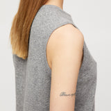Classic Cashmere Tank Cream
