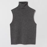 Margot Turtleneck Tank Graphite