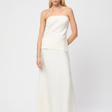 Amara Strapless Top Cream