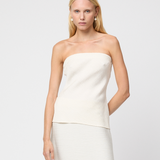 Amara Strapless Top Cream