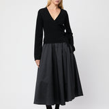 Ballet Wrap Cardigan Jet Black