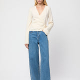 Ballet Wrap Cardigan Snowflake